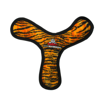 Tuffy Mega Boomerang Tiger, Durable, Tough, Squeaky Dog Toy - Dog.Dog.Cat.