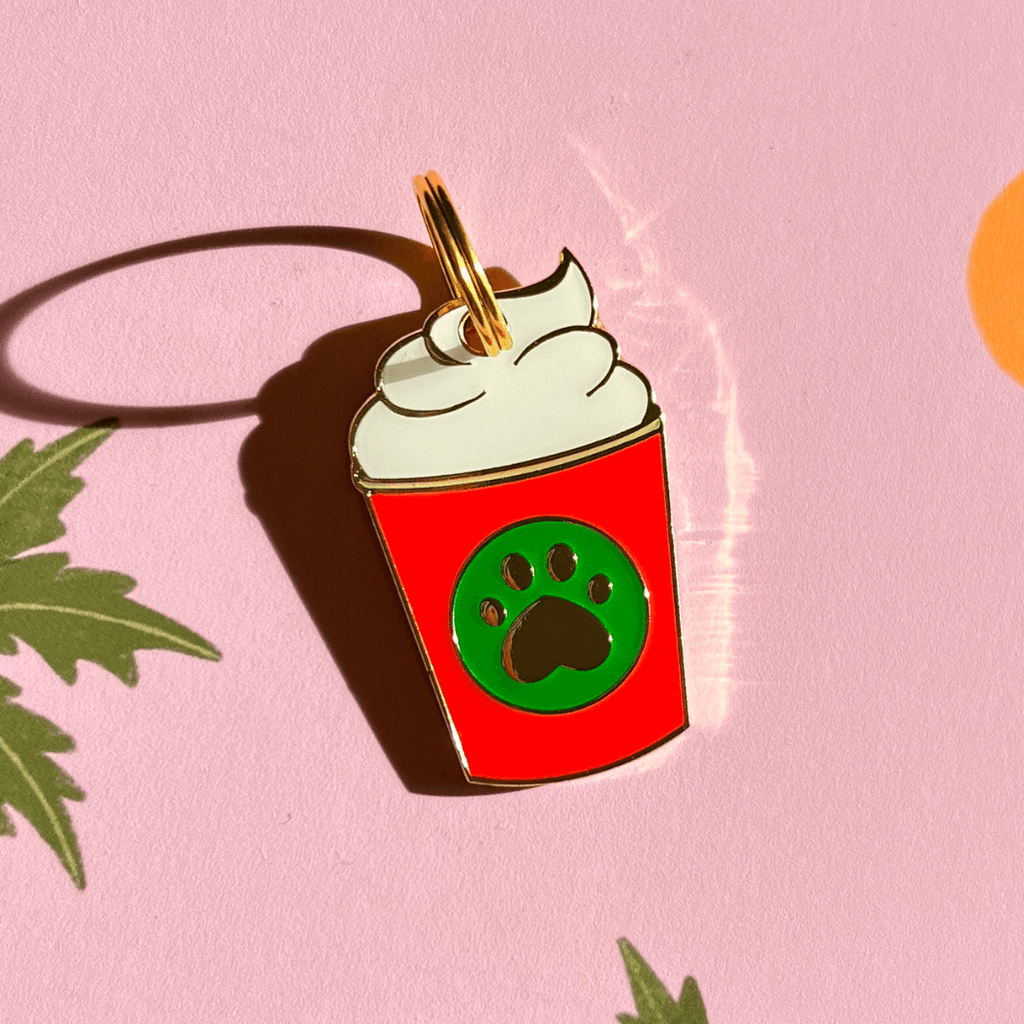 Pup Cup Pet ID Tag - Dog.Dog.Cat.