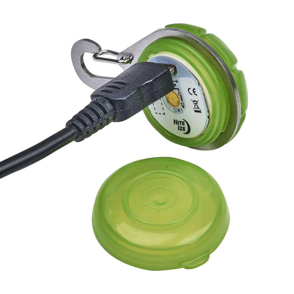 Nite Ize SpotLit® Rechargeable Collar Light - Green - Dog.Dog.Cat.