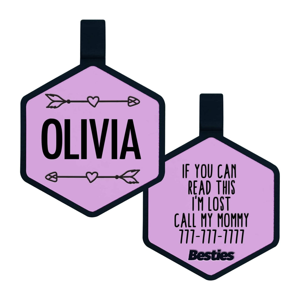 Besties Pets - Wild One Silicone Dog ID Tag - Dog.Dog.Cat.