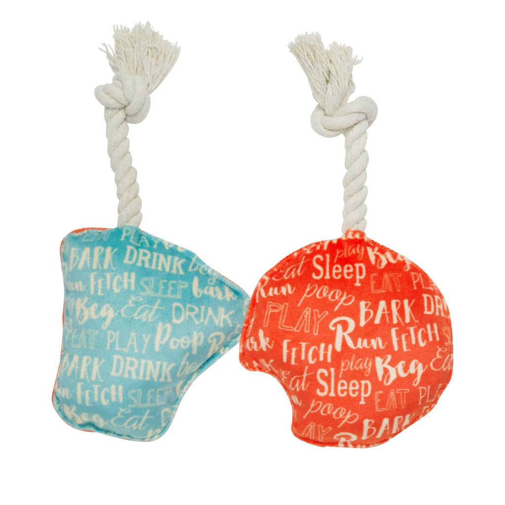 Speckle and Spot by Ore’ Originals - Mini Dog Toy Set | Mug & Cookie - Dog.Dog.Cat.