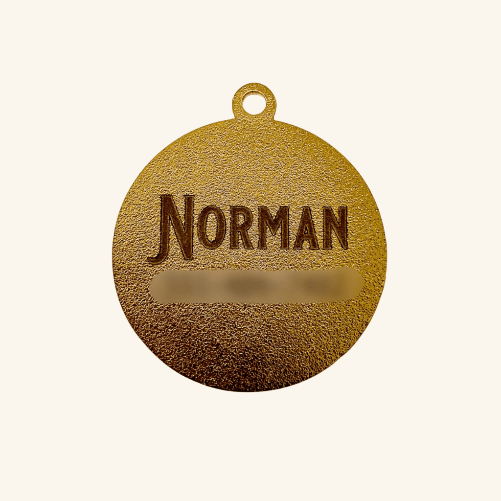 Barkcoin Pet ID Tag - Dog.Dog.Cat.