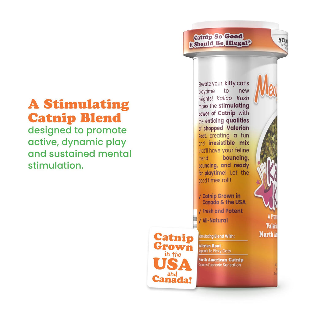 Meowijuana Kalico Kush - Catnip and Valerian Root Blend - Dog.Dog.Cat.