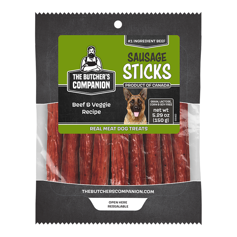 The Butcher's Companion Sausage Sticks - Dog.Dog.Cat.