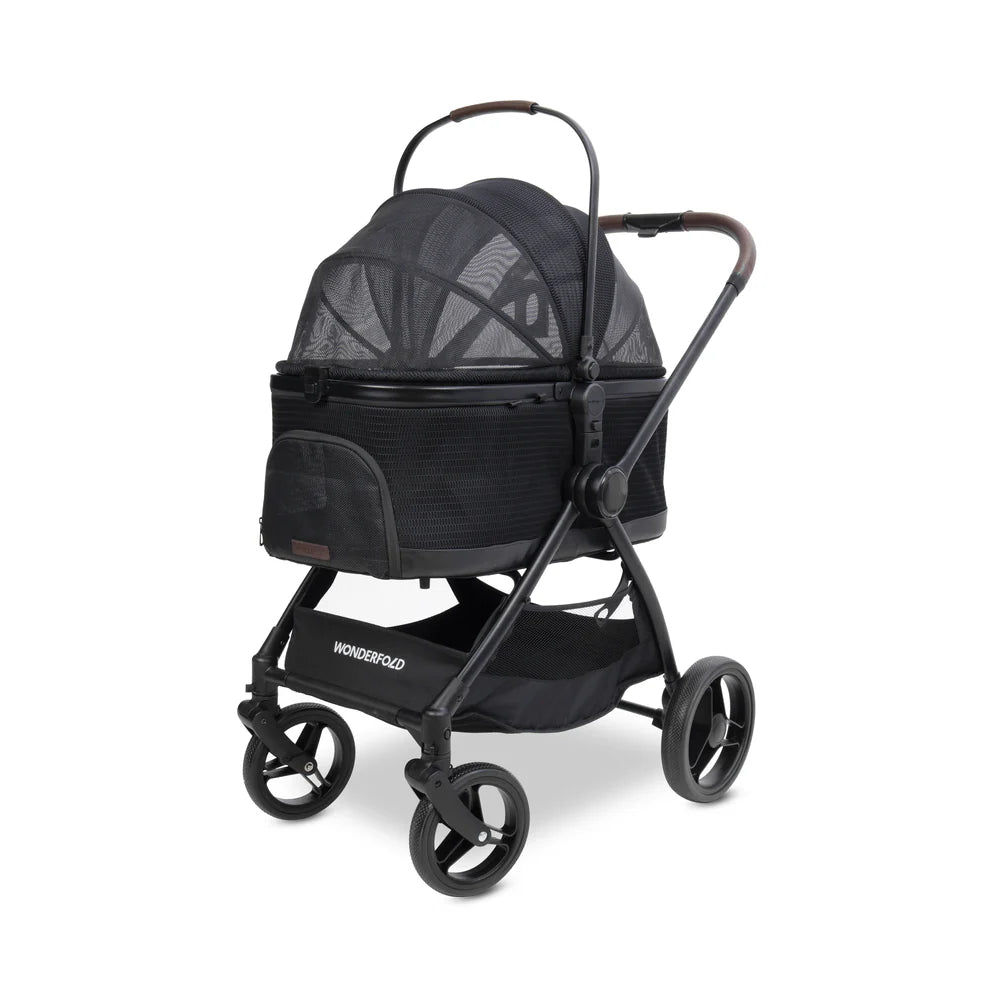 Medium Flat Fold Pet Stroller - Graphite Black - Dog.Dog.Cat.