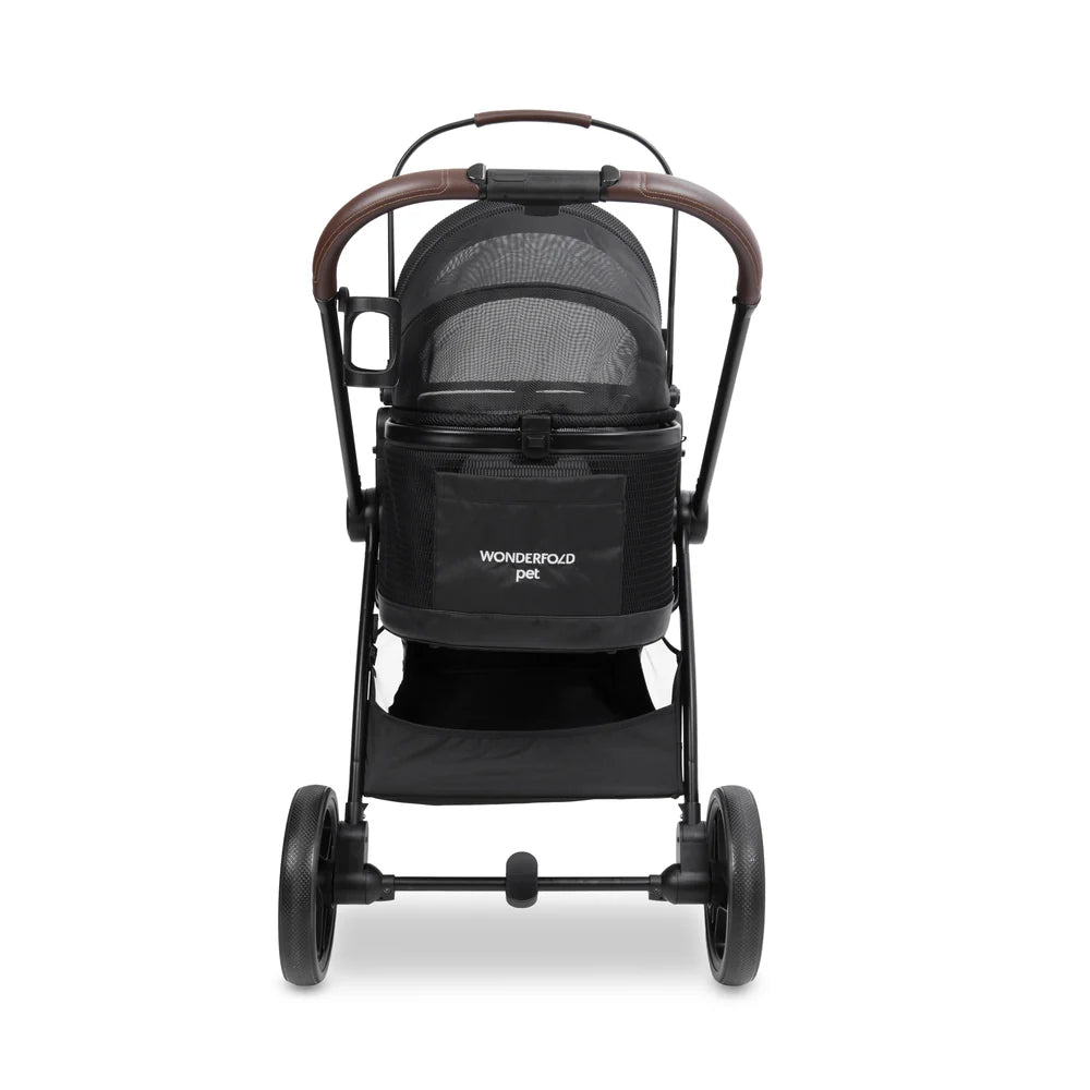 Medium Flat Fold Pet Stroller - Graphite Black - Dog.Dog.Cat.
