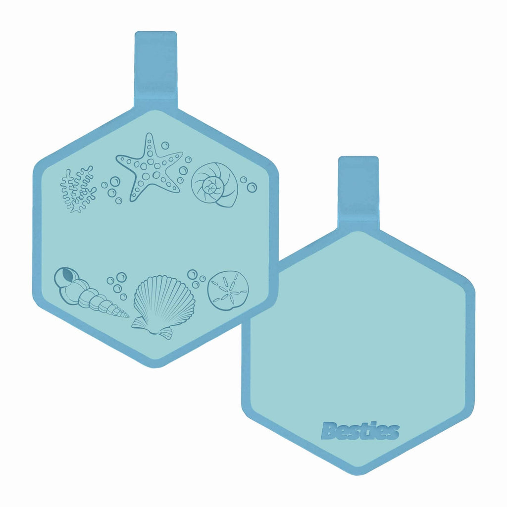 Besties Pets - Under The Sea Silicone ID Tag - Dog.Dog.Cat.