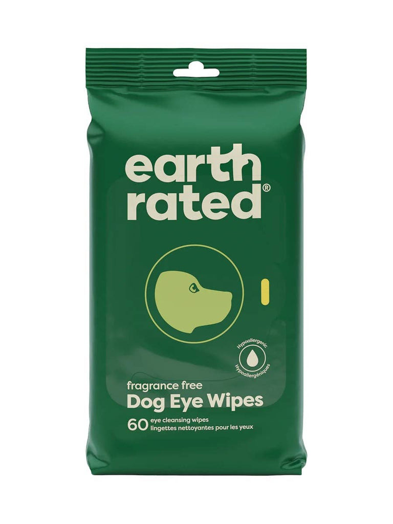 Earth Rated Dog Eye Cleansing Wipes 60ct - Dog.Dog.Cat.