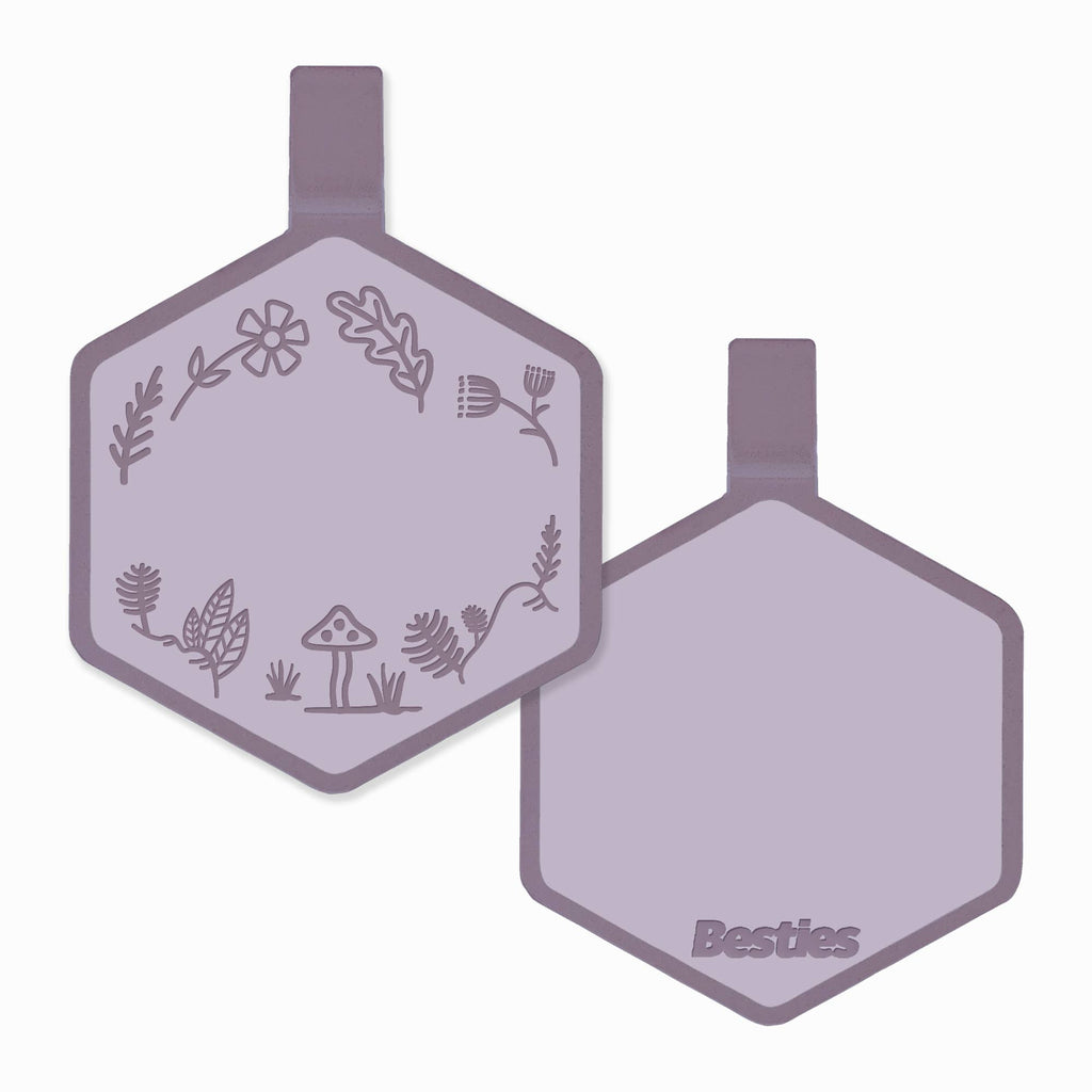 Besties Pets - Woodland Silicone Dog ID Tag - Dog.Dog.Cat.