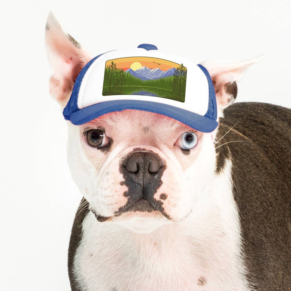 Mountain Lake Standard Lake Tahoe | Trucker Hat for Dogs - Dog.Dog.Cat.