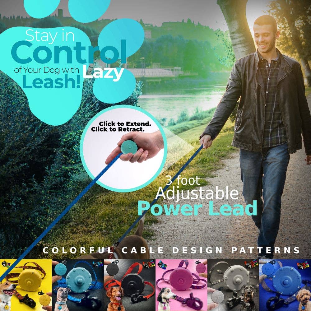 Lazy Leash! - LAZY LEASH! ⚡️ Mini Power Leash! - Dog.Dog.Cat.