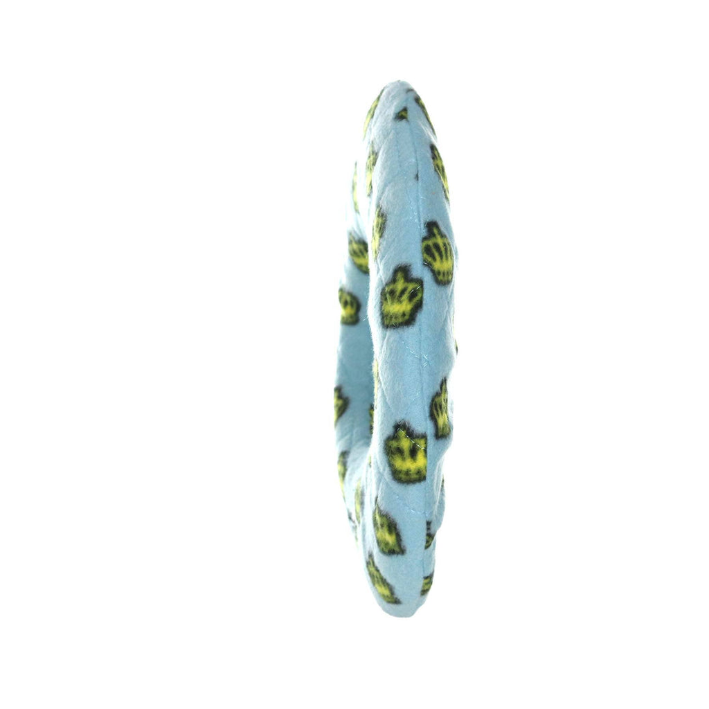 Tuffy Dog Toys - VIP Products - Mighty Ring - Blue, Durable, Squeaky Dog Toy, No Stuffing - Dog.Dog.Cat.