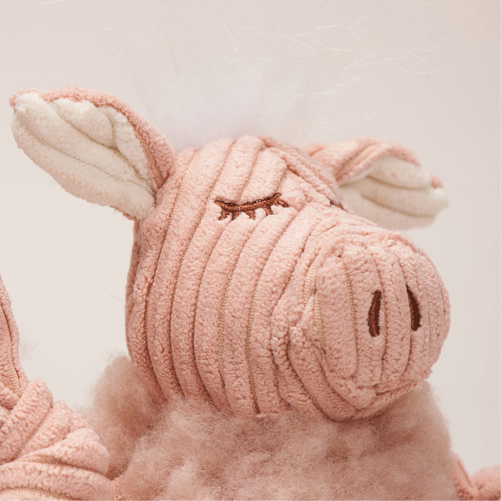 HuggleGroup - Penelope Pig HuggleFleece® FlufferKnottie™ Plush Dog Toy - Dog.Dog.Cat.