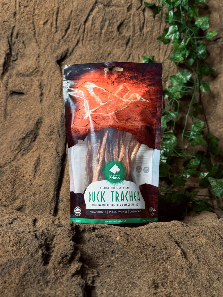 Bag of 15 Dog Chew: Duck Trachea - Natural Single Ingredient - Dog.Dog.Cat.