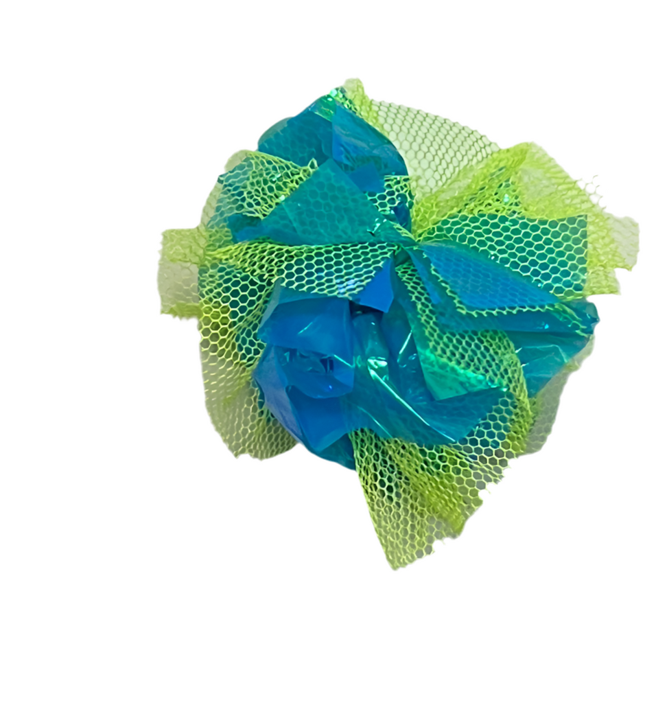 Scrunchy Cat Toy - Multi Color 2" in diameter - Dog.Dog.Cat.