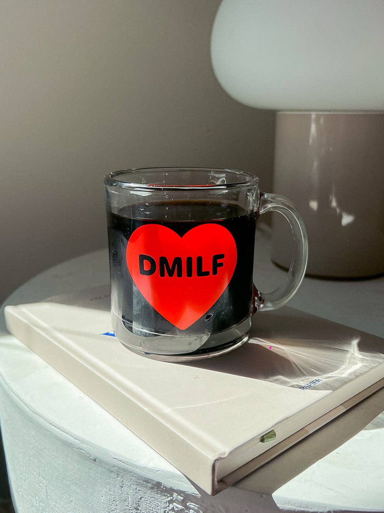 Good Thomas - Glass Mug DMILF - Dog.Dog.Cat.