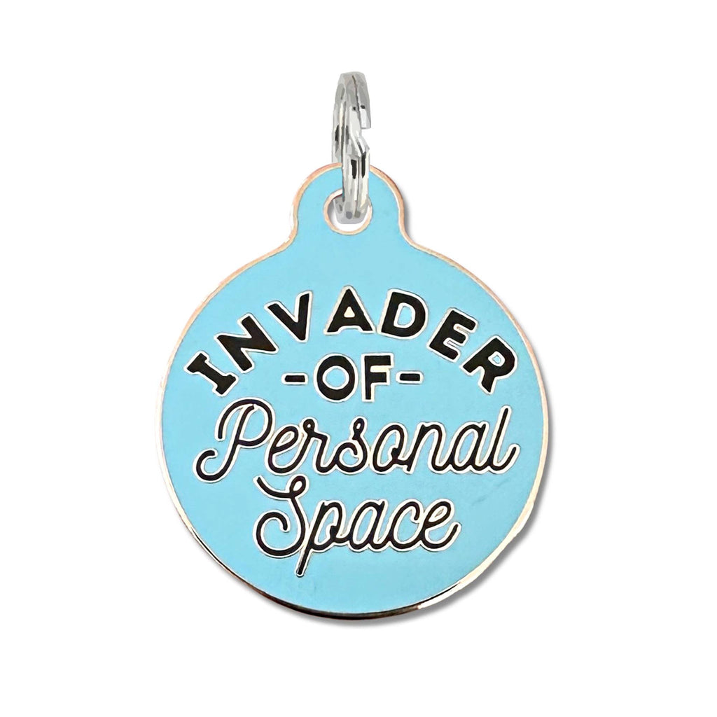 Bad Tags - Funny Personalized Dog ID Tag - Invader Personal Space | Dog ...