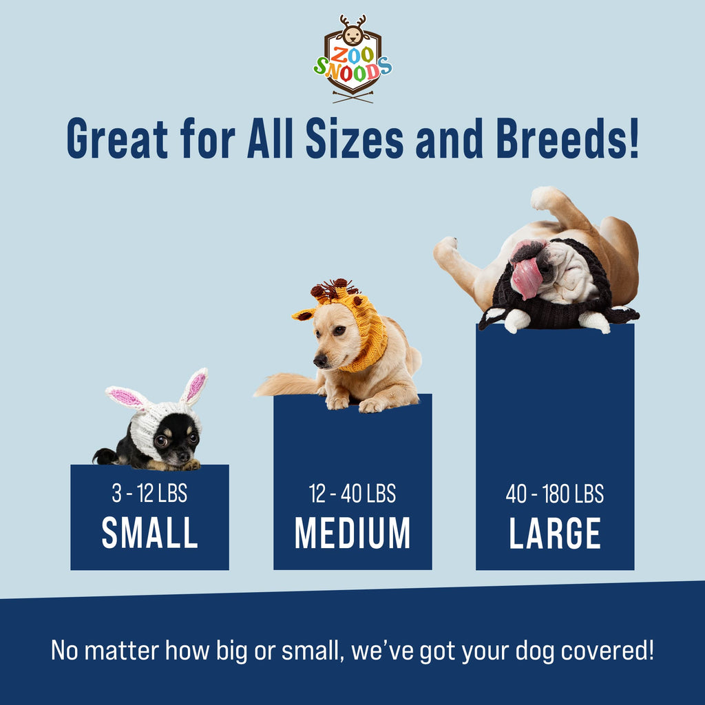 Zoo Snoods - Devil Design Snood Cozy Fleece Neck Warmer for Cold Weather - Dog.Dog.Cat.