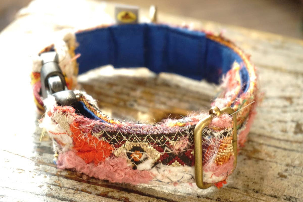 hundsfutter - Unique "patchwork1" dog collars - box with 4 sizes - Dog.Dog.Cat.