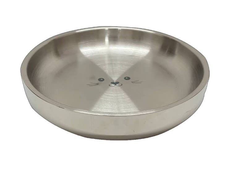 ThoozyPet Double Wall Insulated Cat Plate 6.6" - Dog.Dog.Cat.