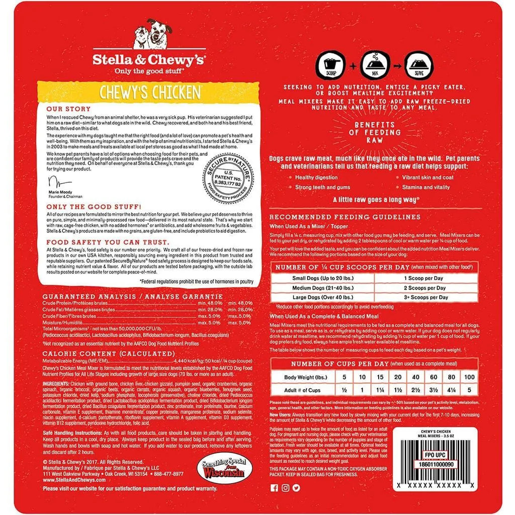 Stella & Chewy Meal Mixer Dog Food - Chicken - Dog.Dog.Cat.
