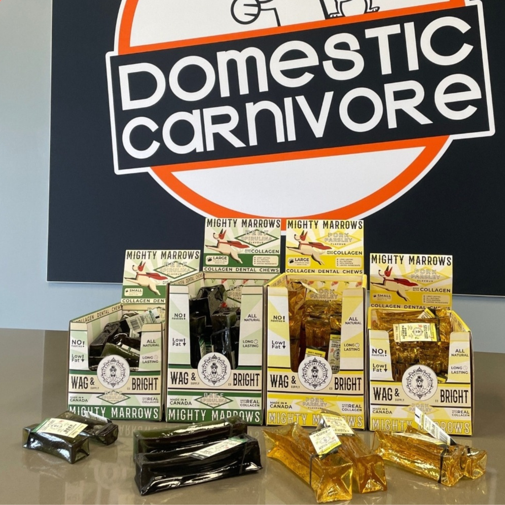 Mighty Marrows Collagen Dental Chew - Bacon - SM/LG - Dog.Dog.Cat.