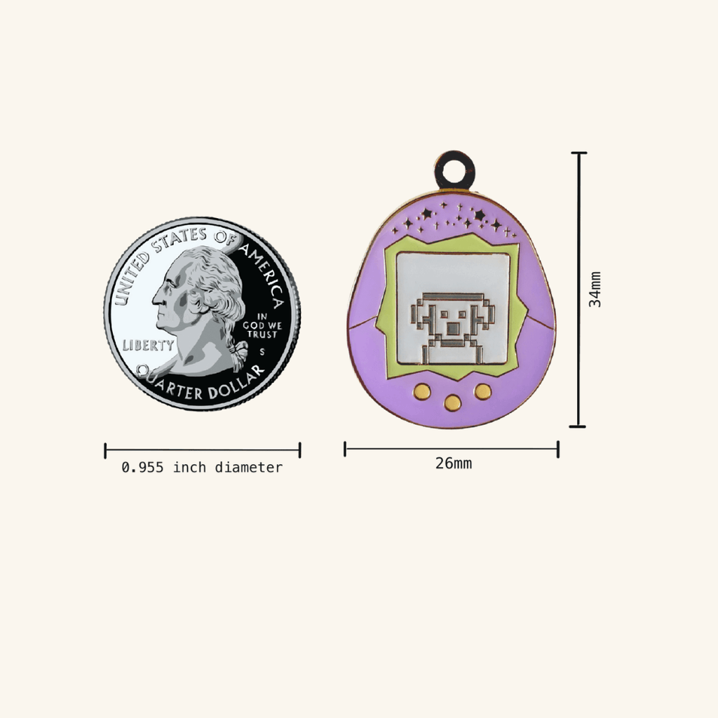 Tamagotchi Dog Pet ID Tag - Dog.Dog.Cat.