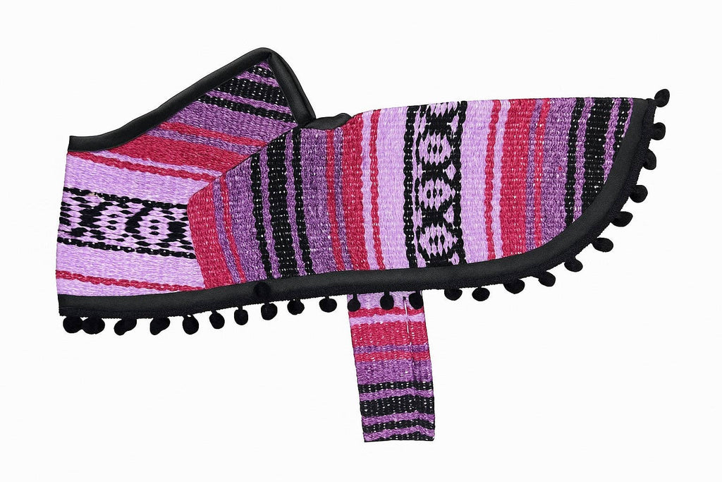 Dog Poncho - Plum/Black - Dog.Dog.Cat.