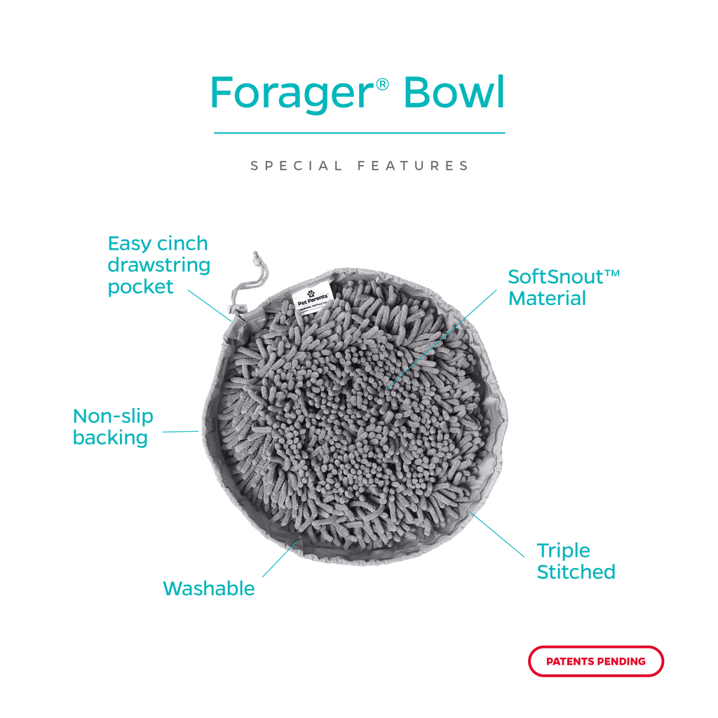 Pet Parents® - Forager® Bowl, Slow Feeder Bowls w/SoftSnout™ - Dog.Dog.Cat.