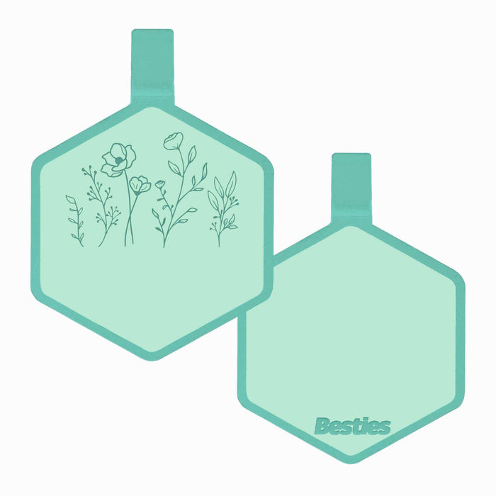 Besties Pets - Wildflowers Silicone ID Tag