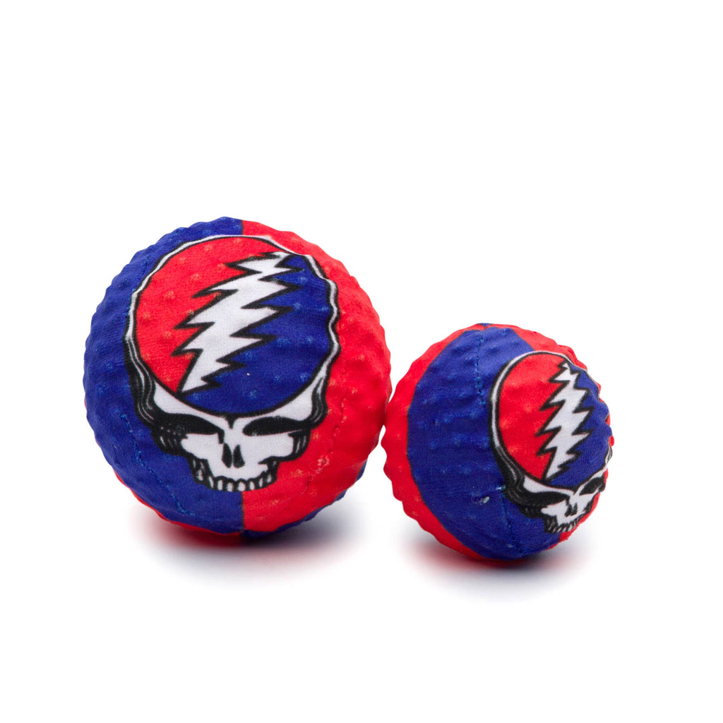 fabdog - Grateful Dead Steal Your Face faball Dog Toy - Dog.Dog.Cat.