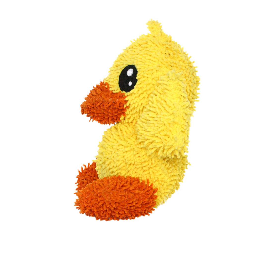 Tuffy Dog Toys - VIP Products - Mighty Microfiber Ball Duck, Durable, Squeaky Dog Toy - Dog.Dog.Cat.