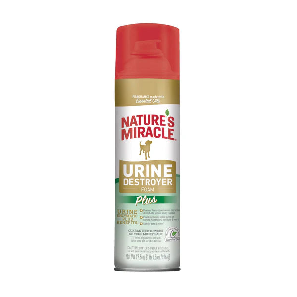 Natures Miracle Urine Destroyer Plus Foam-Dog : 17.5 oz - Dog.Dog.Cat.