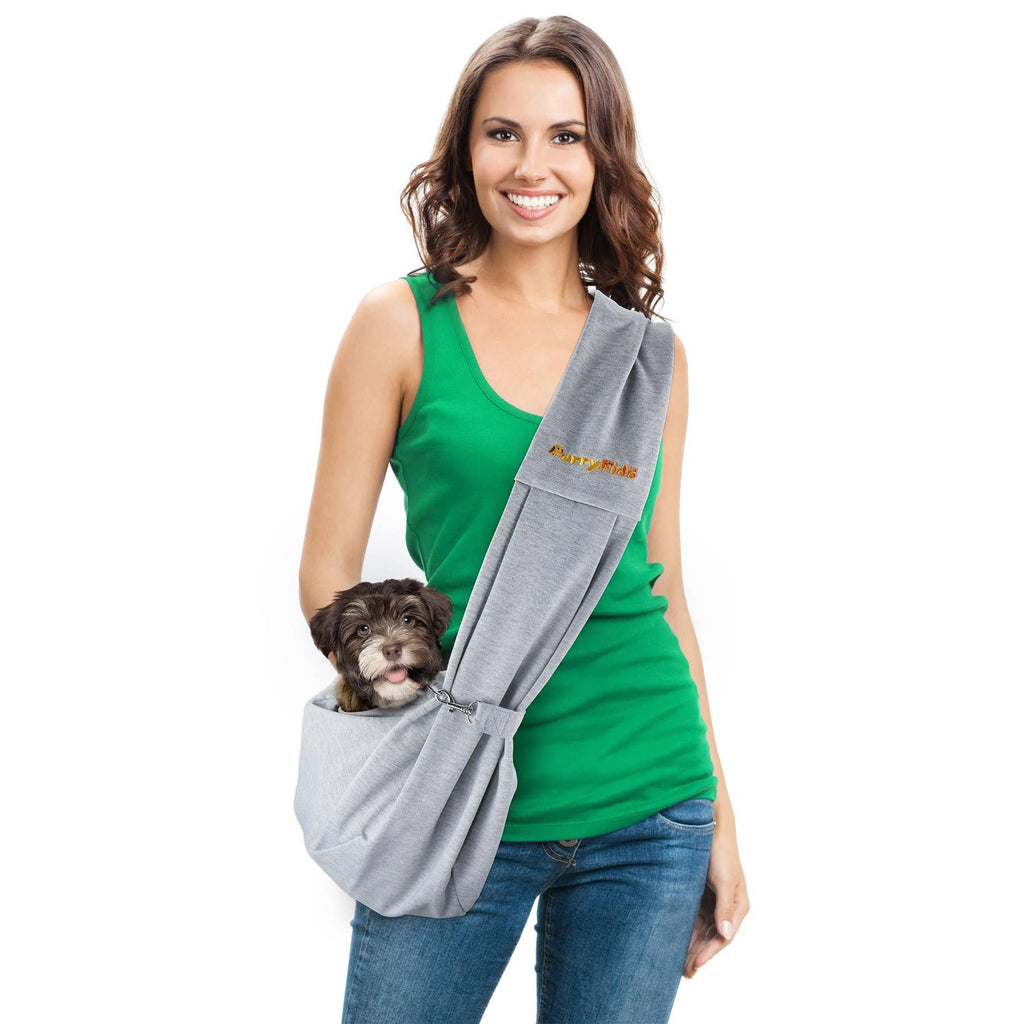 Furry Fido Pet Supplies - Furry Fido Classic Pet Sling - Grey - Dog.Dog.Cat.