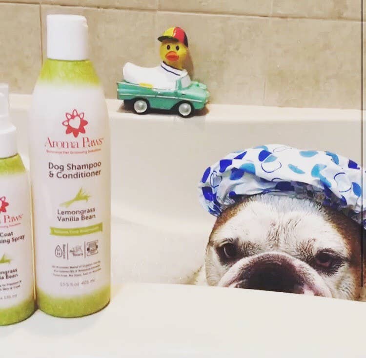 Aroma Paws - 13.5 Oz. Shampoo Lemongrass Vanilla Bean - Dog.Dog.Cat.