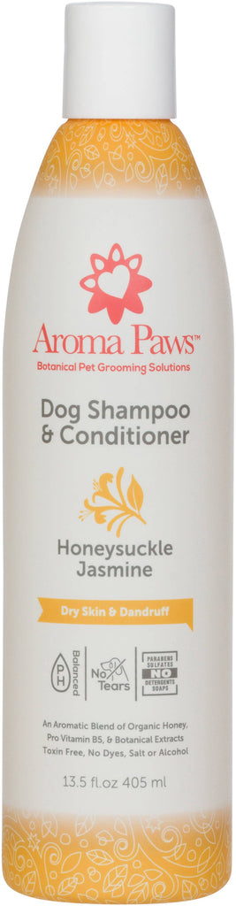 Aroma Paws - 13.5 Oz. Shampoo Honeysuckle Jasmine - Dog.Dog.Cat.