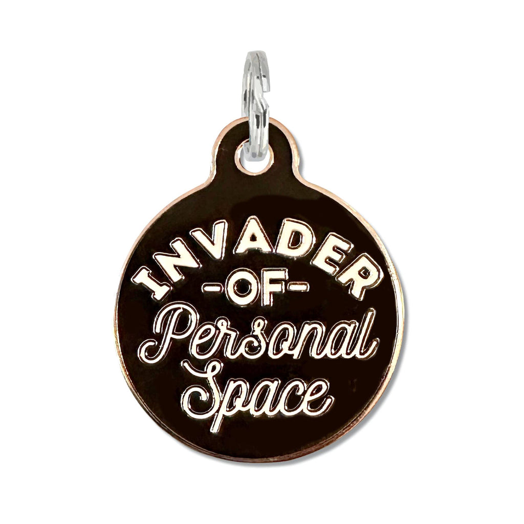 Bad Tags - Funny Personalized Dog ID Tag - Invader Personal Space | Dog ...