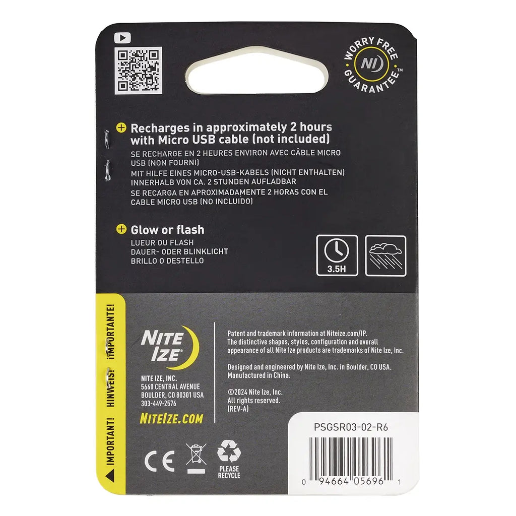 Nite Ize SpotLit® Rechargeable Collar Light - Blue - Dog.Dog.Cat.