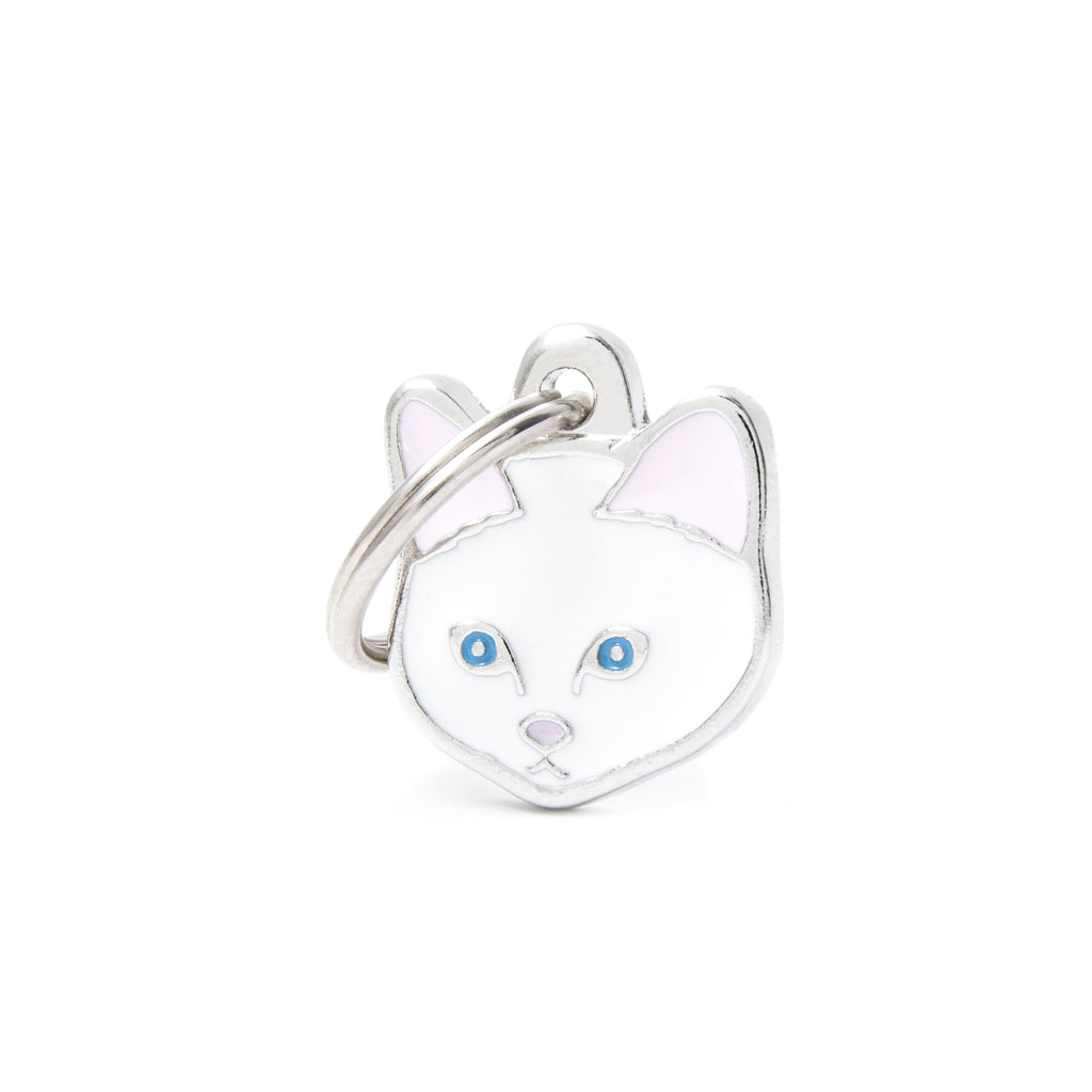 Friends White European Shorthair ID Tag - MyFamily - Dog.Dog.Cat.