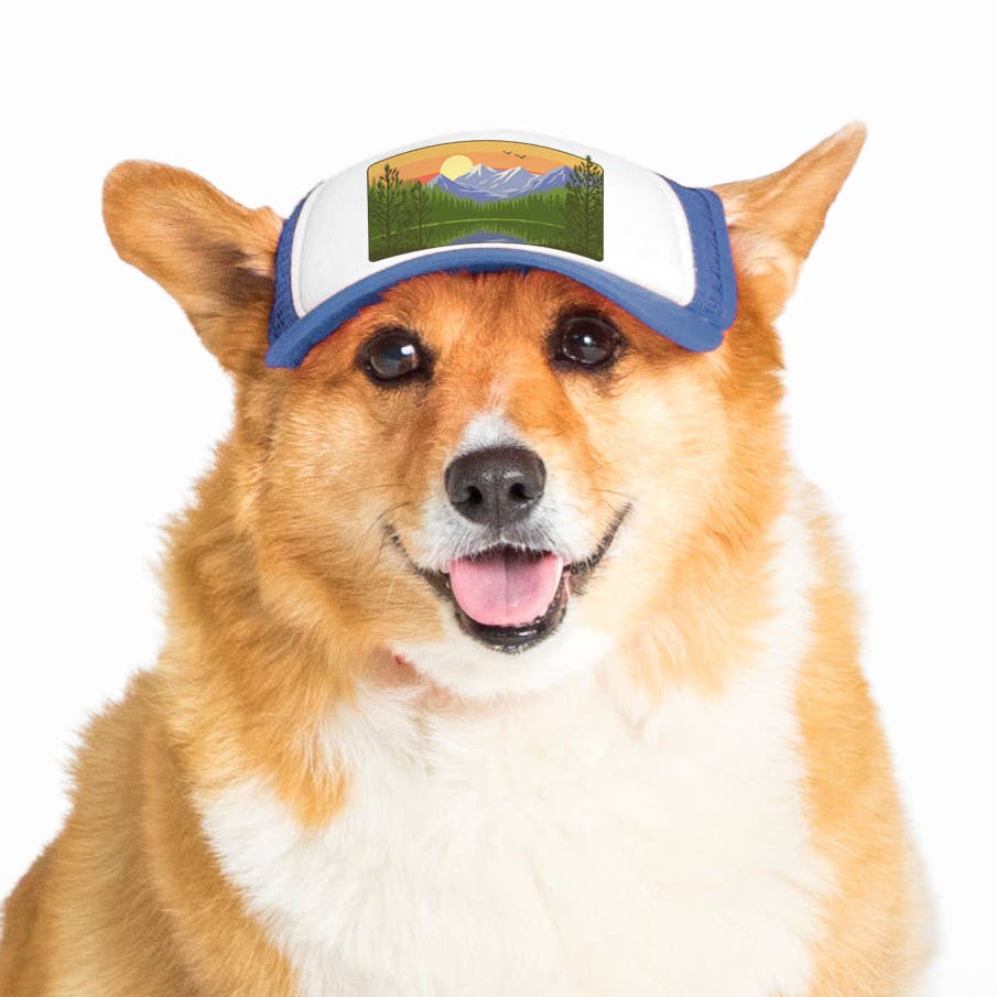 Mountain Lake Standard Lake Tahoe | Trucker Hat for Dogs - Dog.Dog.Cat.
