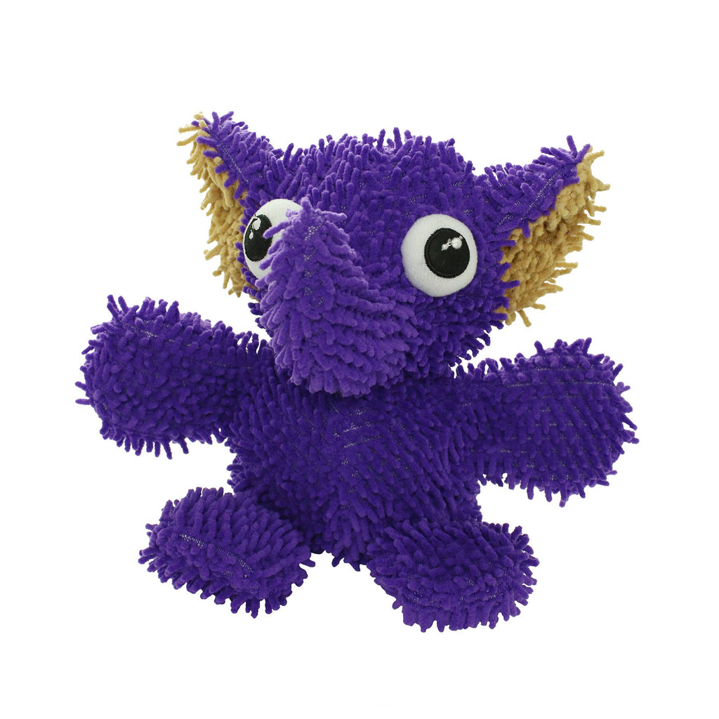 Tuffy Dog Toys - VIP Products - Mighty Jr Microfiber Ball Elephant, Durable, Squeaky Dog Toy - Dog.Dog.Cat.