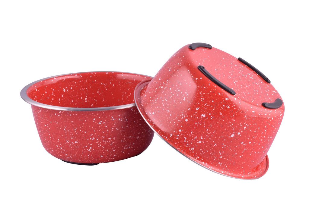 ThoozyPet Camping Dog Bowls - Red - Dog.Dog.Cat.