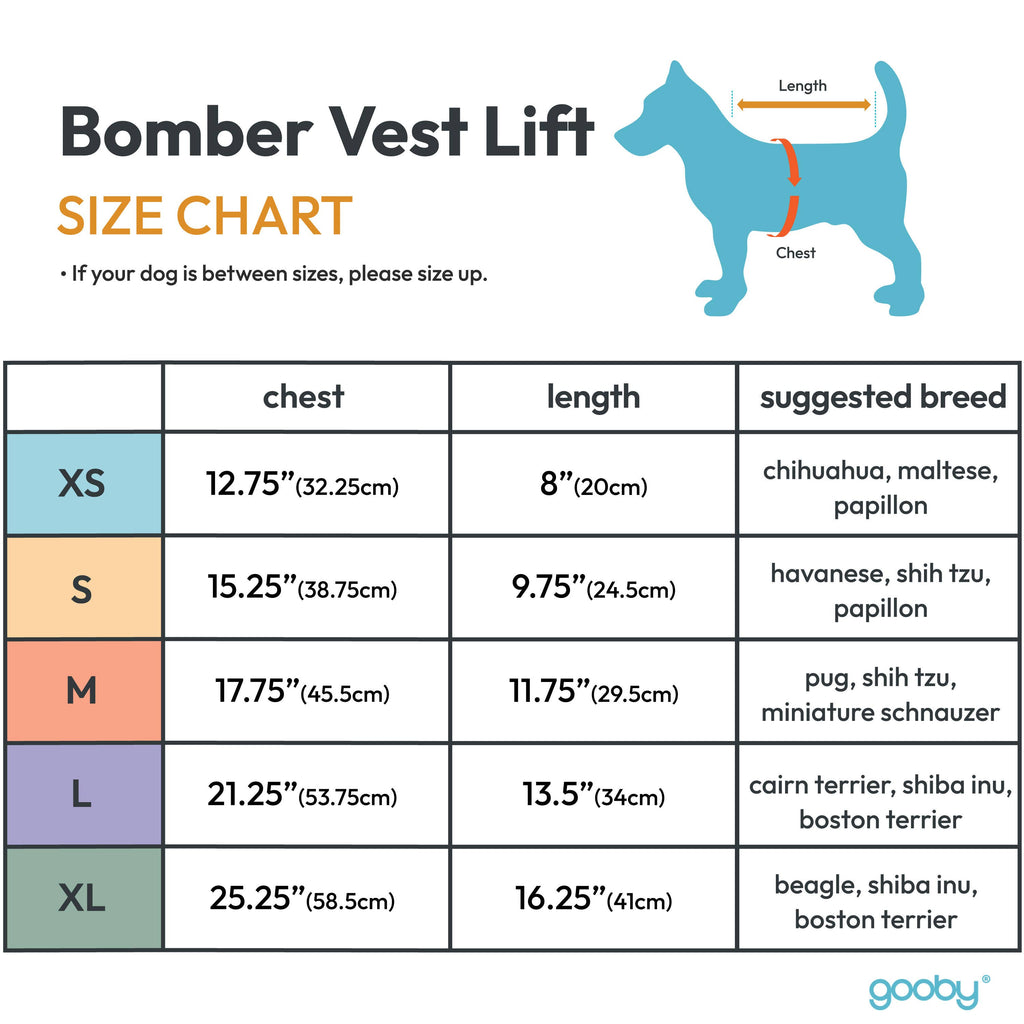 Gooby - Bomber Vest Lift  #70224 - Dog.Dog.Cat.