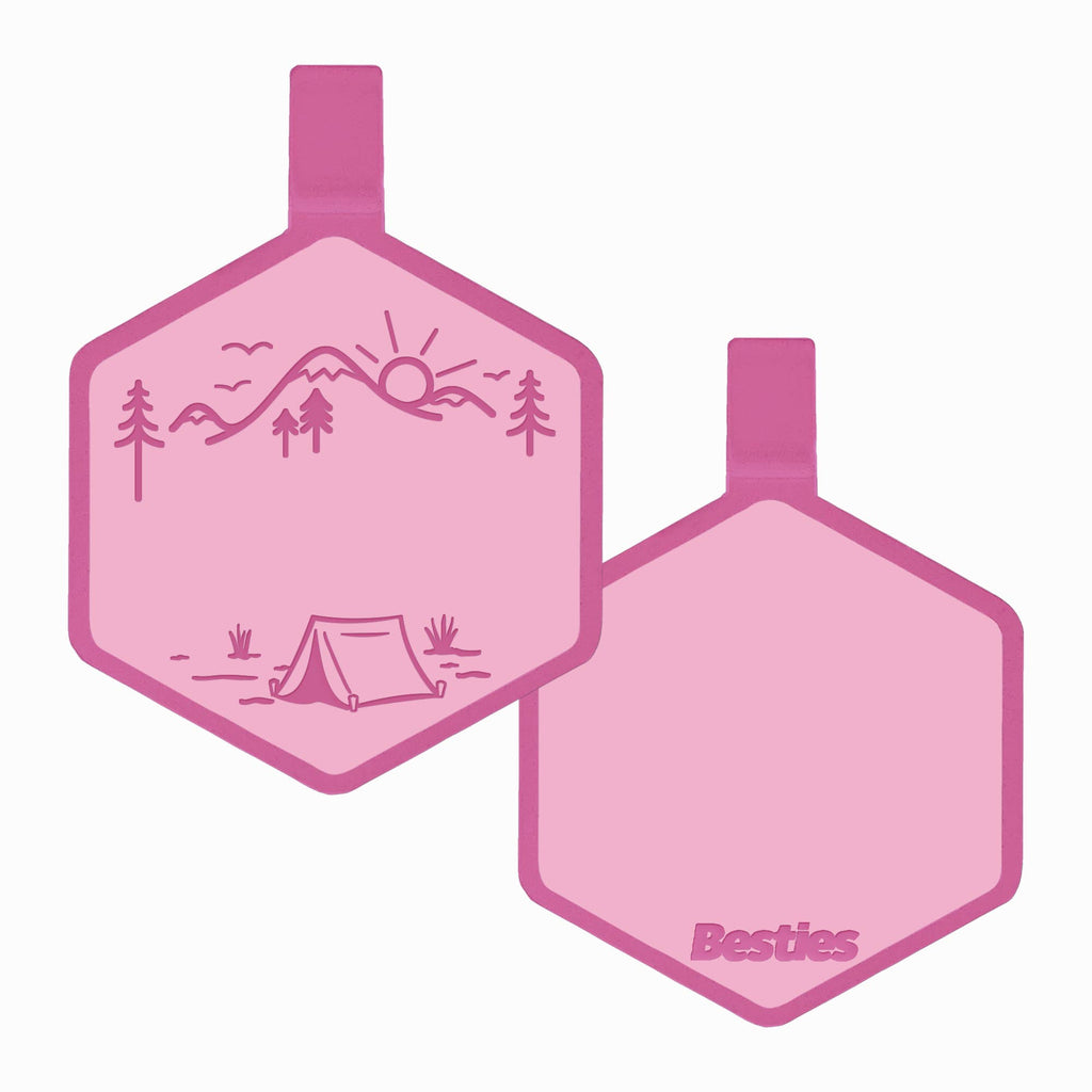 Besties Pets - Adventure Is Calling Silicone Dog ID Tag - Dog.Dog.Cat.