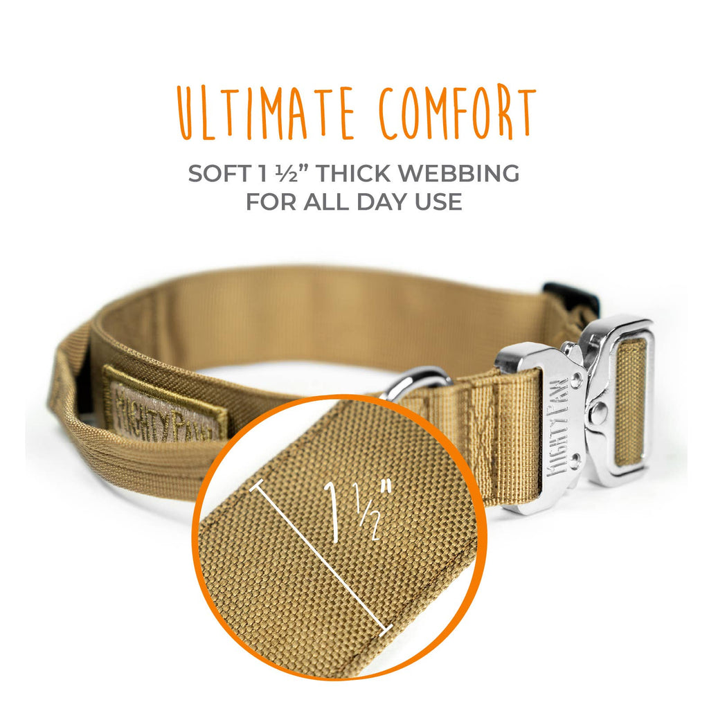 Mighty Paw - Tactical Dog Collar - Dog.Dog.Cat.