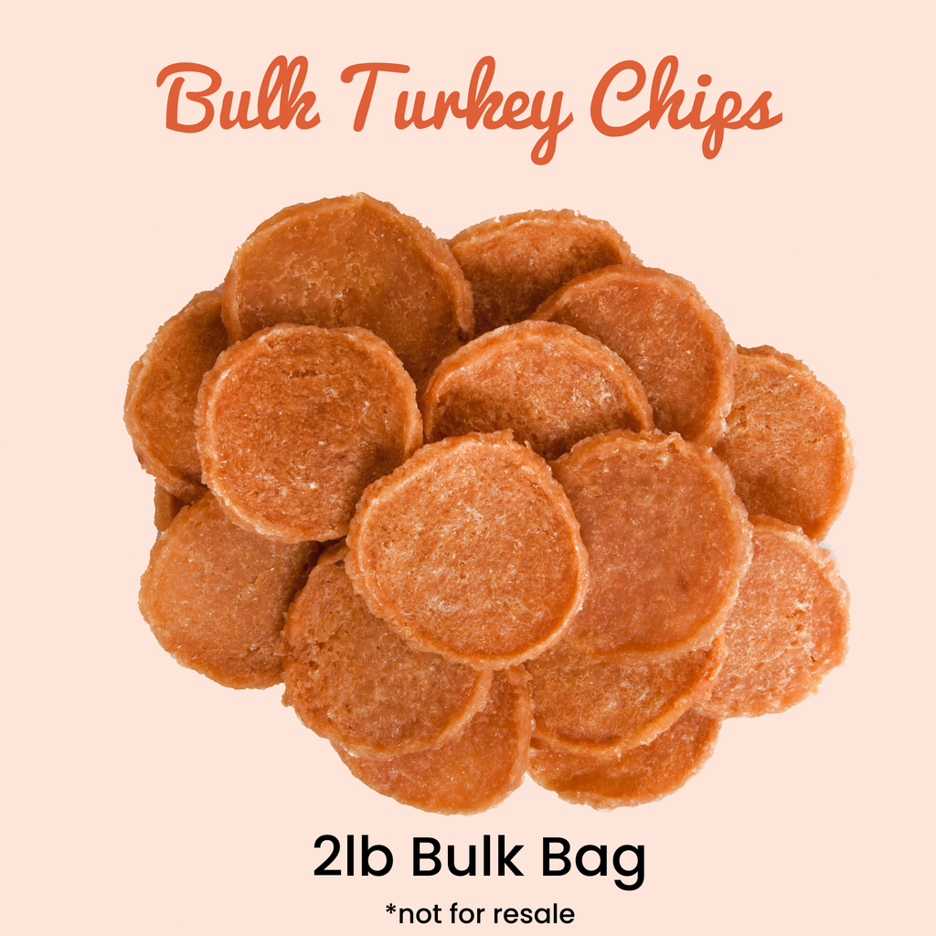 Farm to Pet Bulk Turkey Chips Natural Dog Treats – 2 lb - Dog.Dog.Cat.