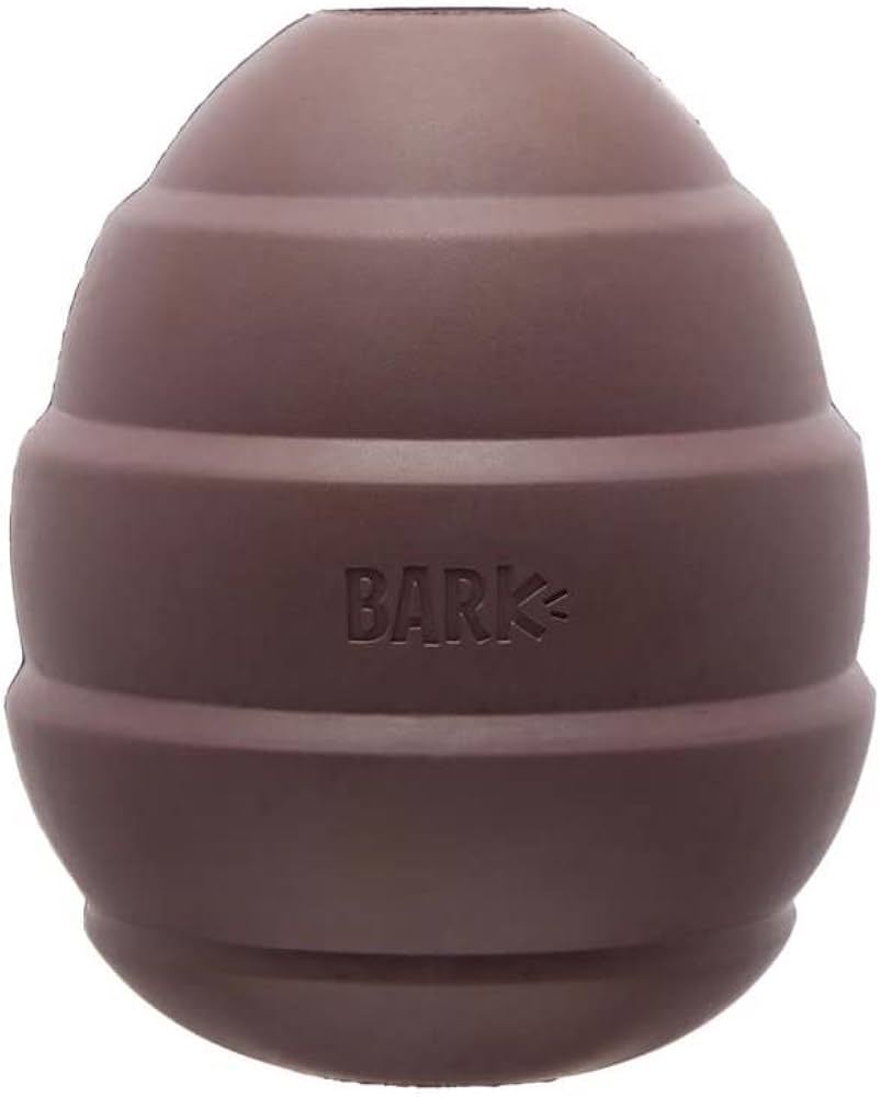 Bark Super Chewer Pup's Treat Pinecone Rubber Dog Toy Brown Large - Dog.Dog.Cat.