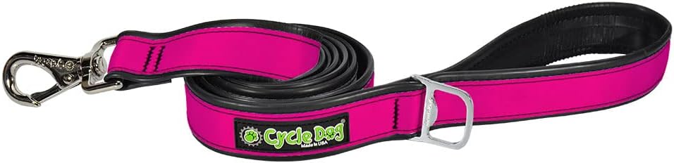 Cycle Dog Lead - Pink Reflective : 6' x 1" - Dog.Dog.Cat.