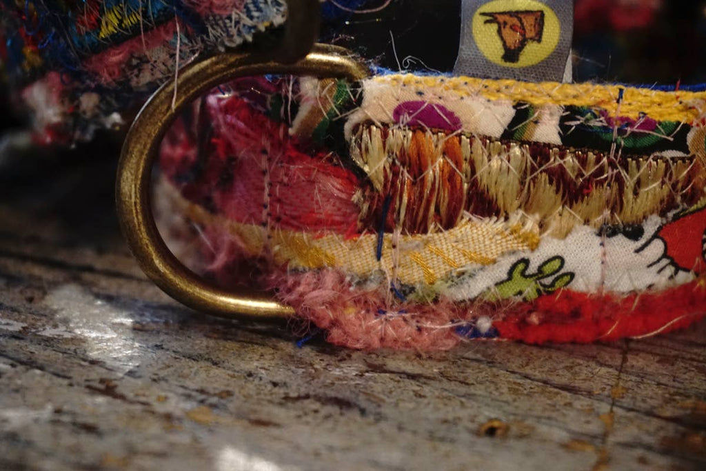 hundsfutter - Unique "patchwork1" dog collars - box with 4 sizes - Dog.Dog.Cat.