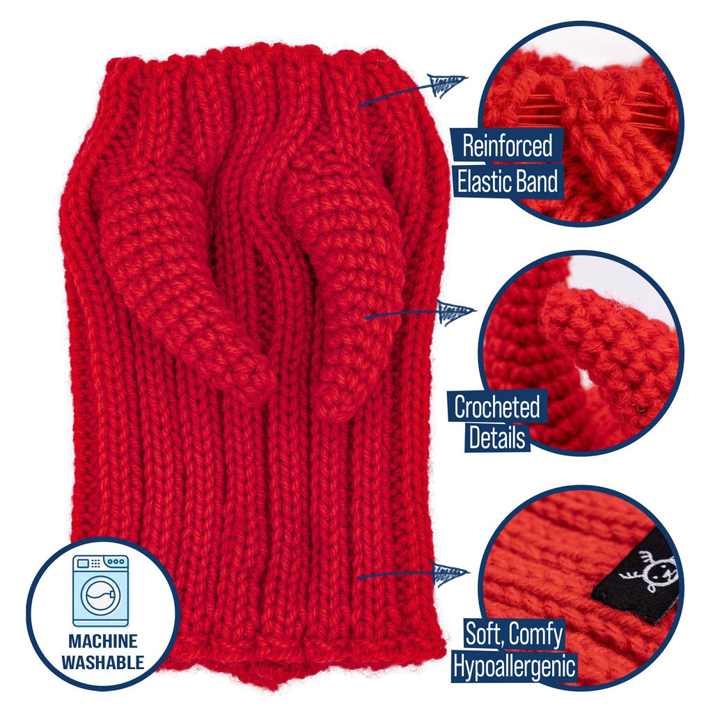 Zoo Snoods - Devil Design Snood Cozy Fleece Neck Warmer for Cold Weather - Dog.Dog.Cat.